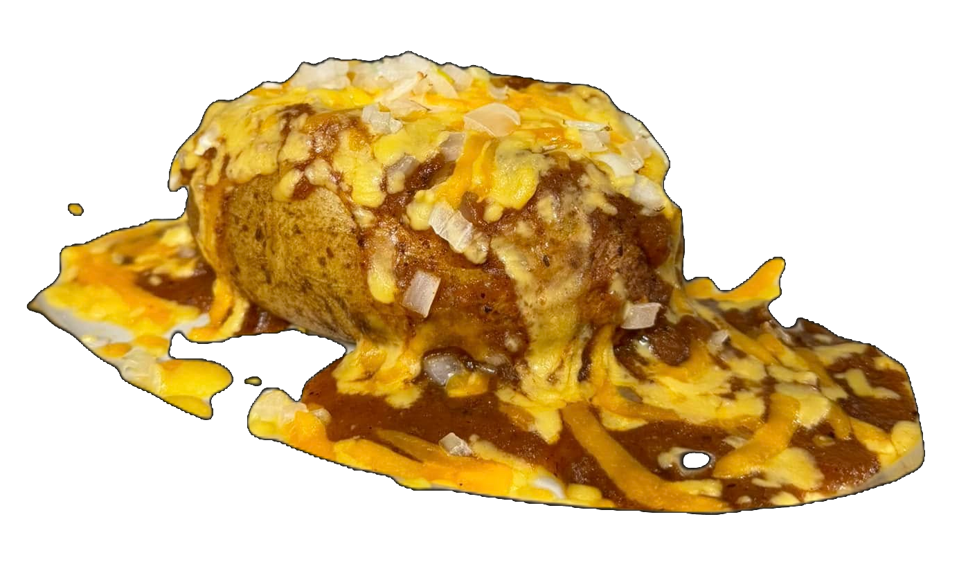 Chili Cheese Baked Potato