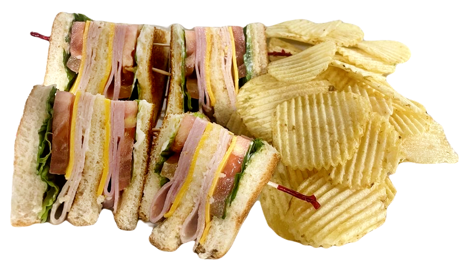 Club Sandwich with Chips